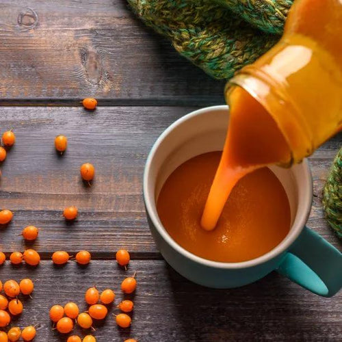 Ripe Sea Buckthorn Fruit