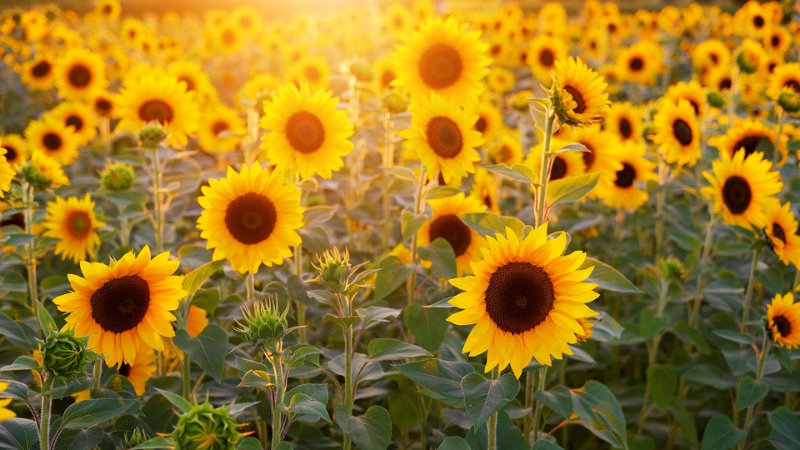 Britain’s favourite flower is a Sunflower