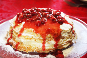 Cherry Pancakes