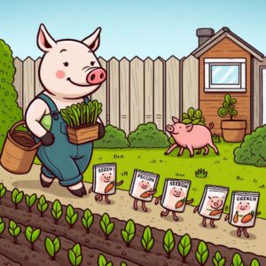 Sowing vegetable seeds in March
