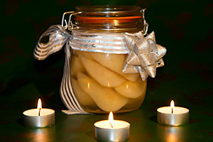 Preserved Pears Recipe for Christmas