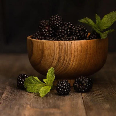 Ripe Bedford Giant Blackberries