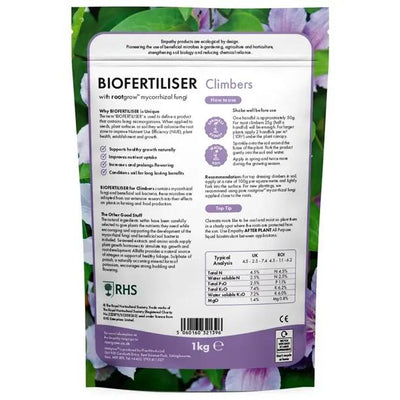 Climbing Plants Biofertiliser Instructions