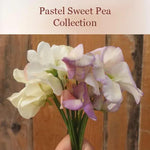 Pastel Sweet Pea Collection Flowers